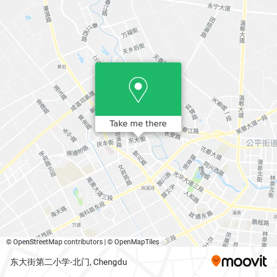 东大街第二小学-北门 map