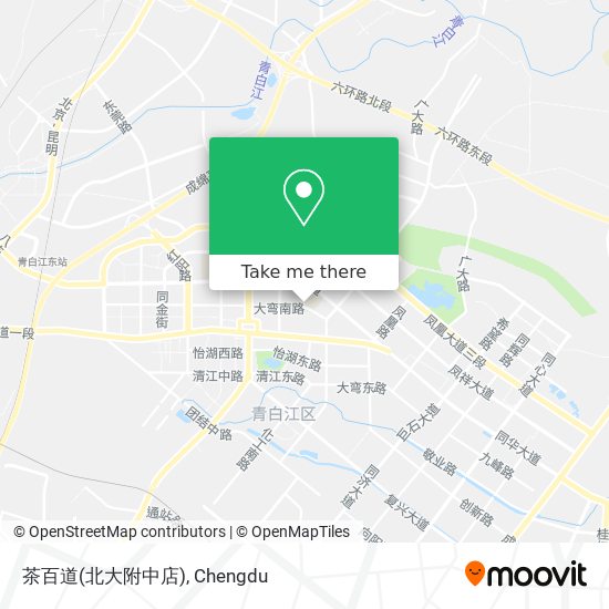 茶百道(北大附中店) map