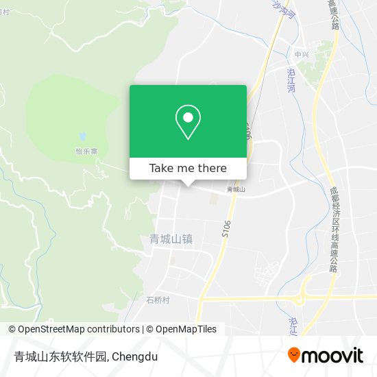 青城山东软软件园 map