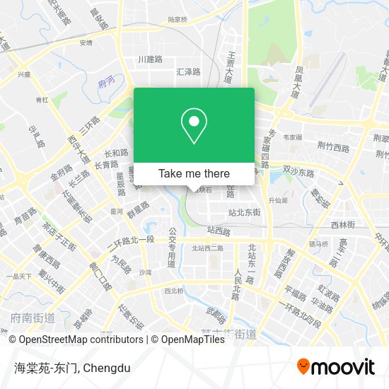 海棠苑-东门 map