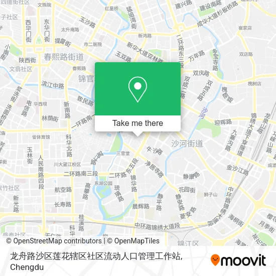 龙舟路沙区莲花辖区社区流动人口管理工作站 map