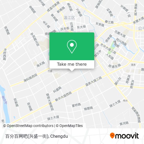 百分百网吧(兴盛一街) map