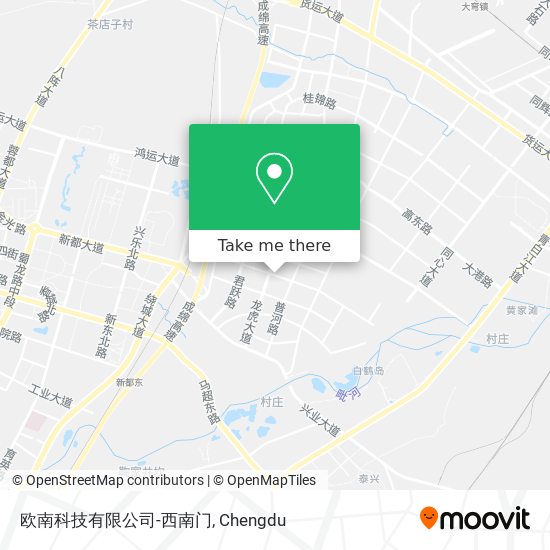欧南科技有限公司-西南门 map