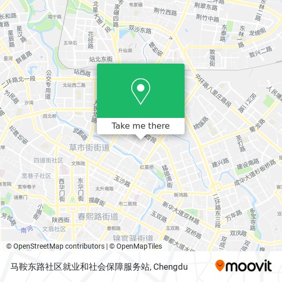 马鞍东路社区就业和社会保障服务站 map