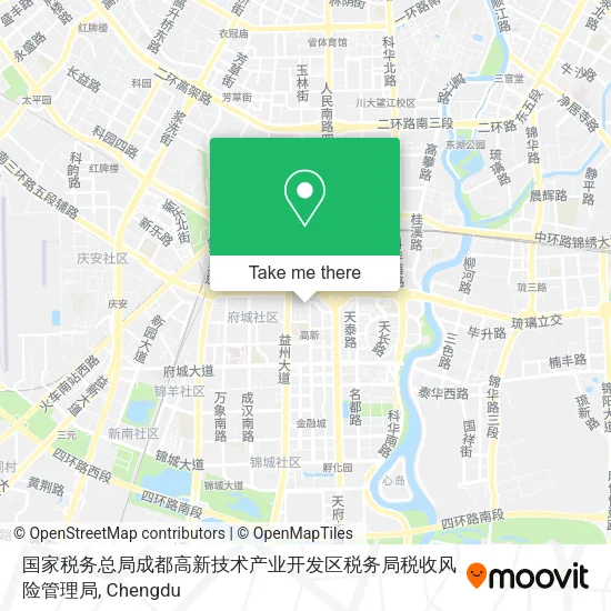国家税务总局成都高新技术产业开发区税务局税收风险管理局 map