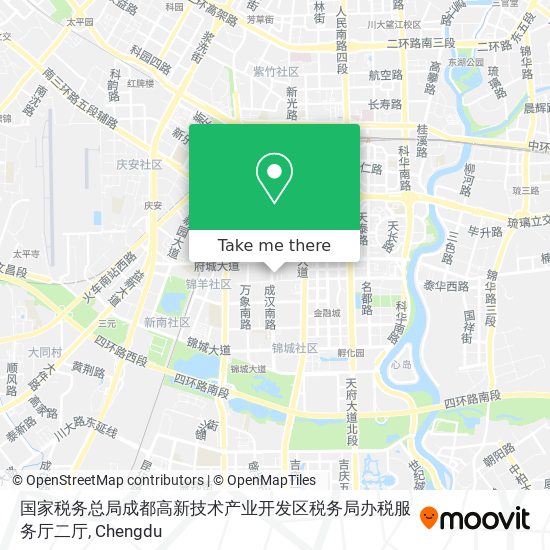 国家税务总局成都高新技术产业开发区税务局办税服务厅二厅 map
