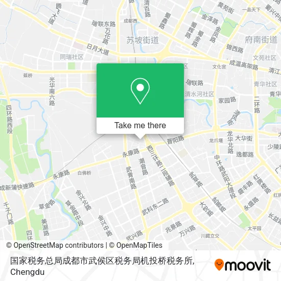 国家税务总局成都市武侯区税务局机投桥税务所 map