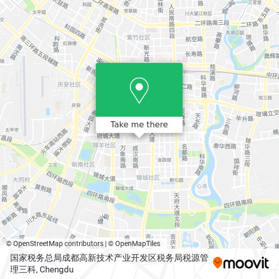 国家税务总局成都高新技术产业开发区税务局税源管理三科 map