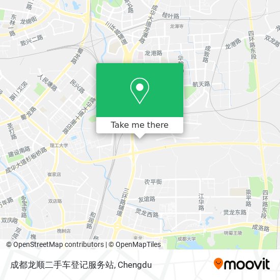 成都龙顺二手车登记服务站 map