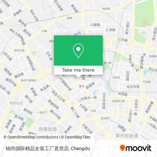 锦尚国际精品女装工厂直营店 map