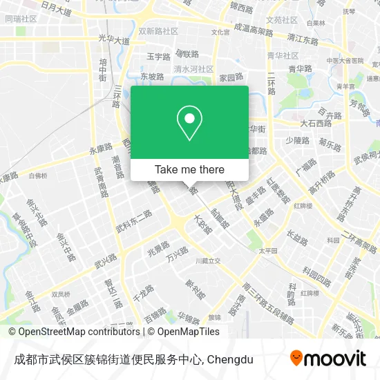 成都市武侯区簇锦街道便民服务中心 map