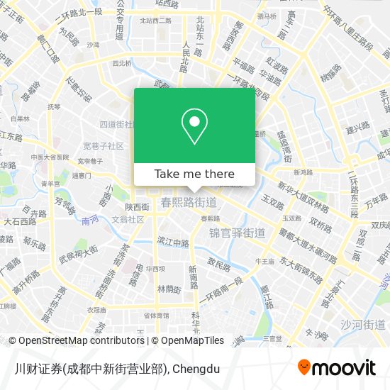 川财证券(成都中新街营业部) map