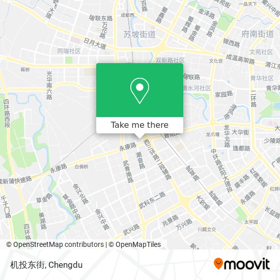 机投东街 map