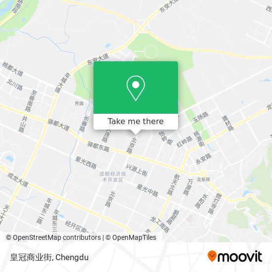 皇冠商业街 map