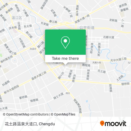 花土路温泉大道口 map