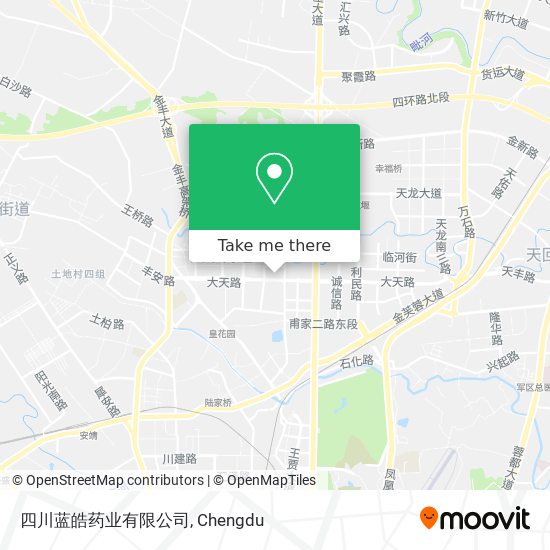 四川蓝皓药业有限公司 map