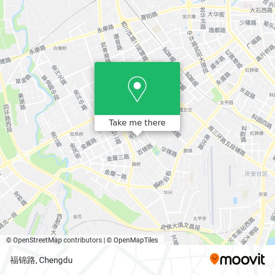 福锦路 map