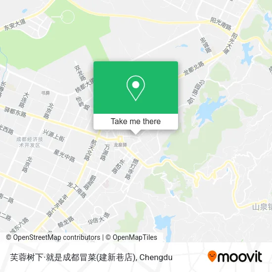 芙蓉树下·就是成都冒菜(建新巷店) map