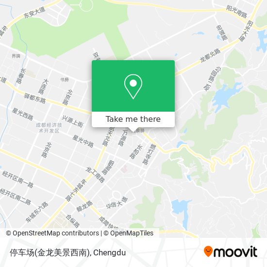 停车场(金龙美景西南) map