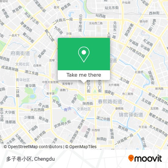 多子巷小区 map