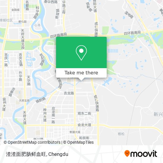渣渣面肥肠鲜血旺 map