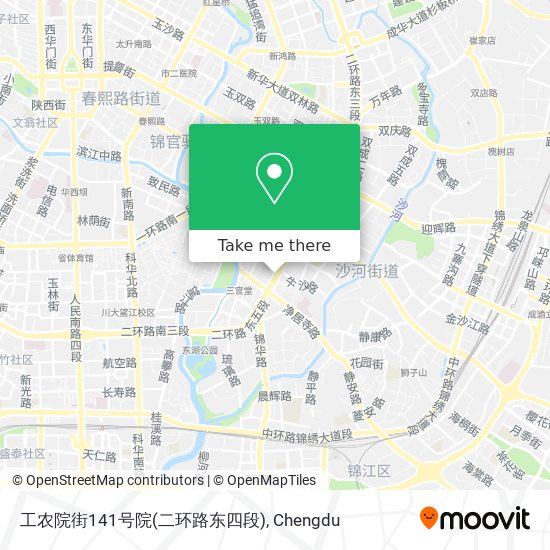 工农院街141号院(二环路东四段) map