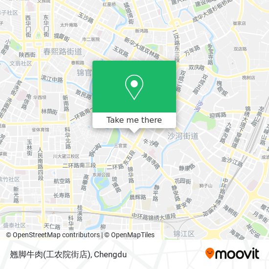 翘脚牛肉(工农院街店) map