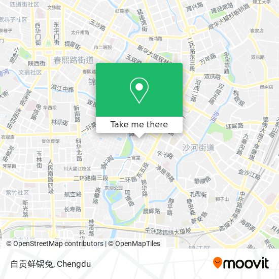 自贡鲜锅兔 map