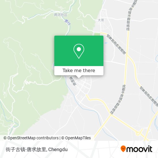 街子古镇-唐求故里 map