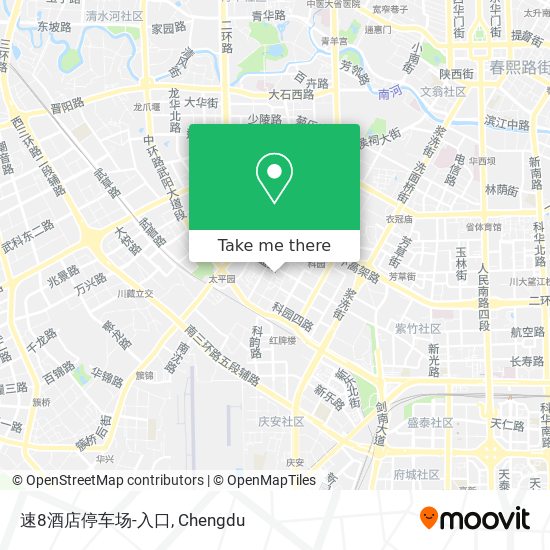 速8酒店停车场-入口 map