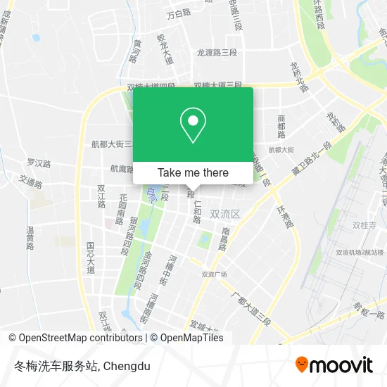 冬梅洗车服务站 map