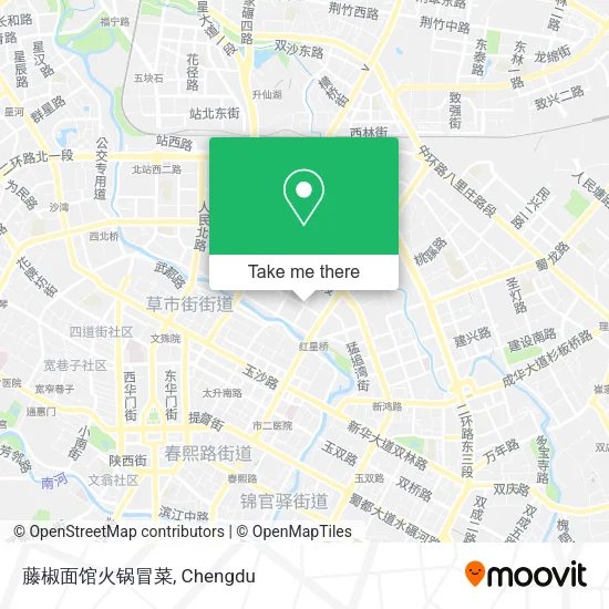 藤椒面馆火锅冒菜 map