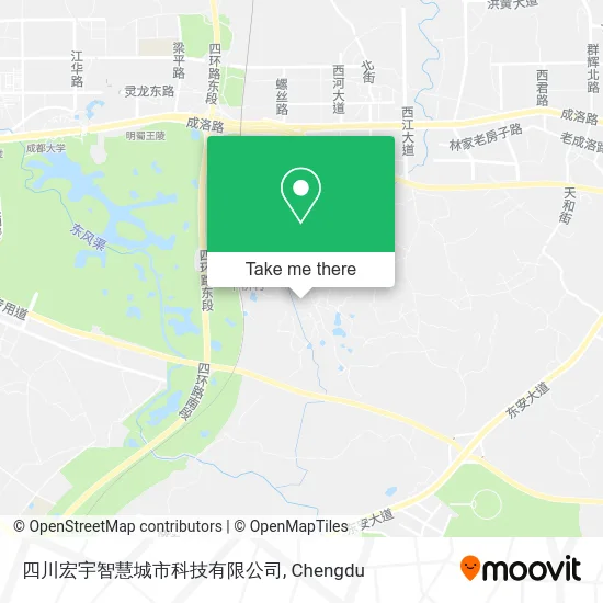 四川宏宇智慧城市科技有限公司 map