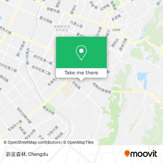 蔚蓝森林 map