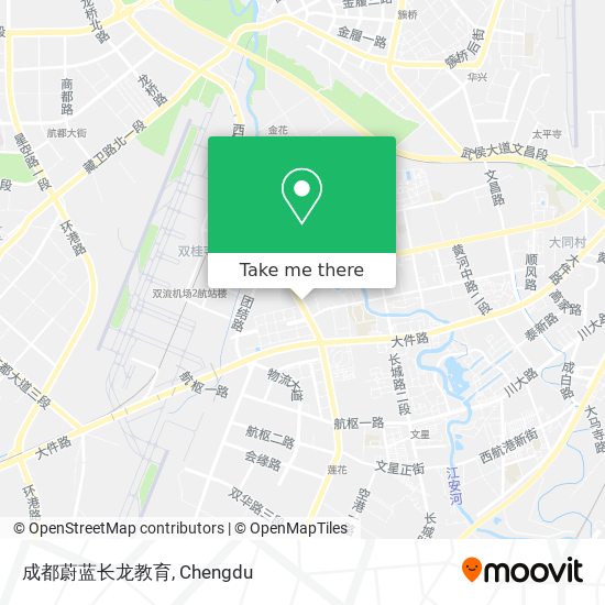 成都蔚蓝长龙教育 map
