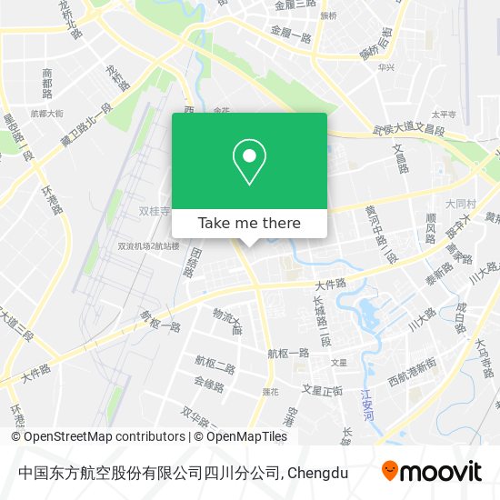 中国东方航空股份有限公司四川分公司 map