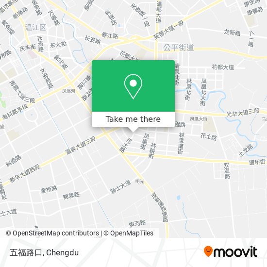 五福路口 map