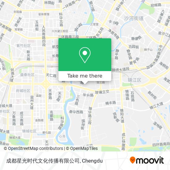 成都星光时代文化传播有限公司 map