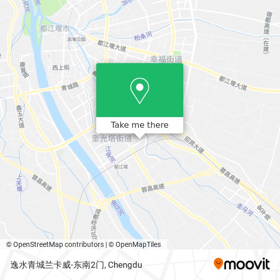 逸水青城兰卡威-东南2门 map