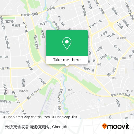 云快充金花新能源充电站 map