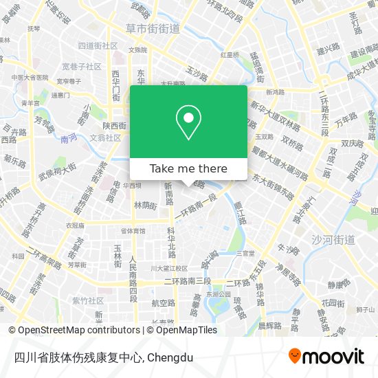 四川省肢体伤残康复中心 map
