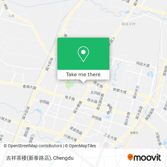 吉祥茶楼(新泰路店) map