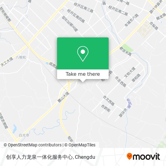 创享人力龙泉一体化服务中心 map