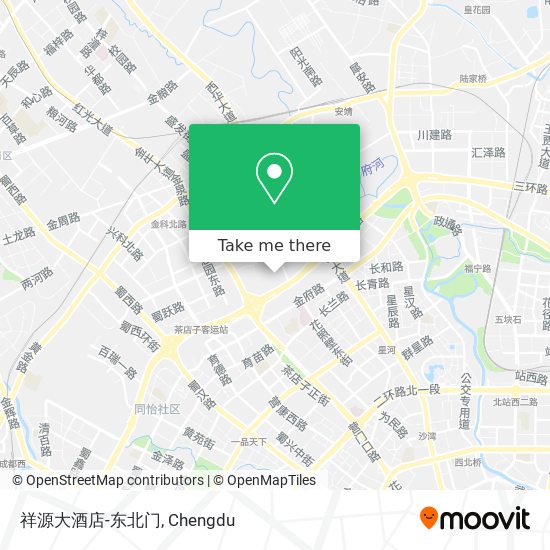 祥源大酒店-东北门 map