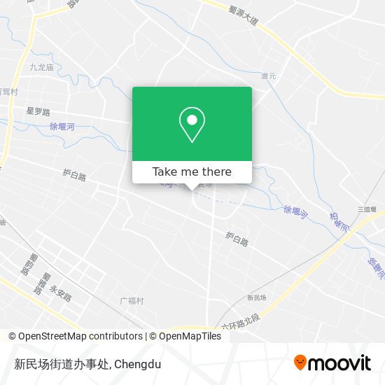 新民场街道办事处 map