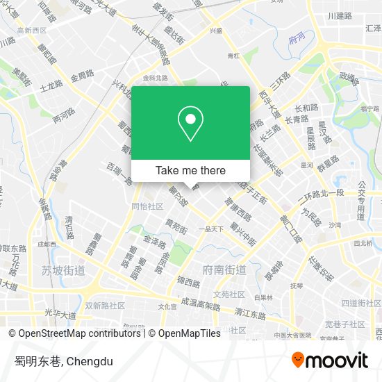 蜀明东巷 map