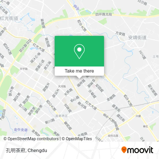 孔明茶府 map
