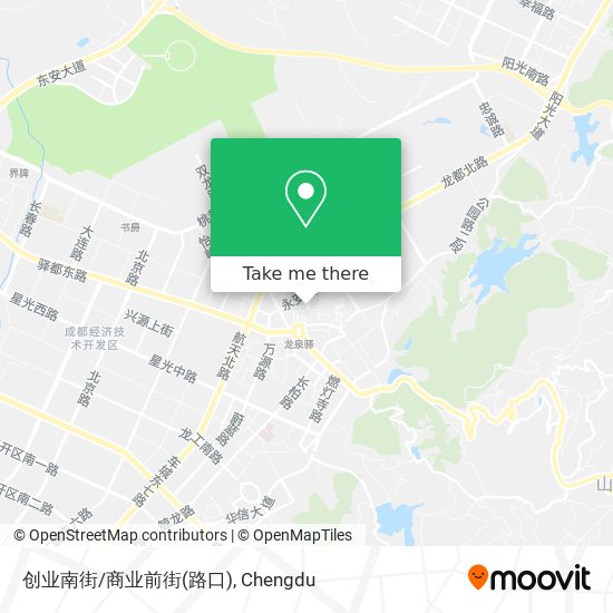 创业南街/商业前街(路口) map