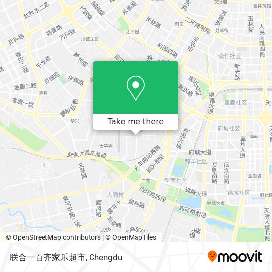 联合一百齐家乐超市 map
