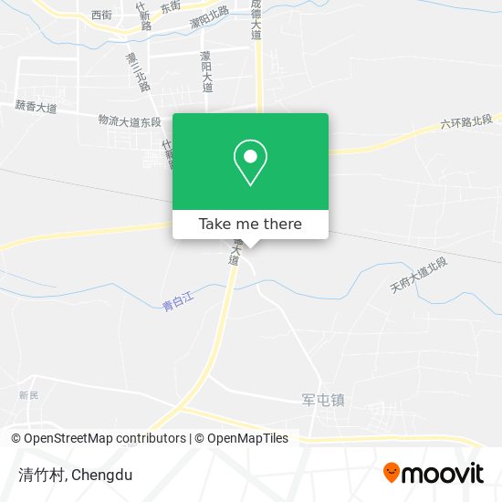 清竹村 map